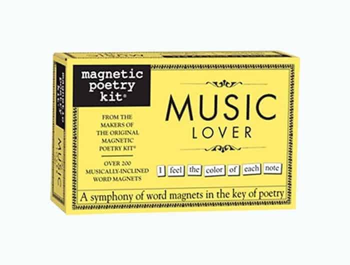 Music Lover Magnetic Poetry Kit