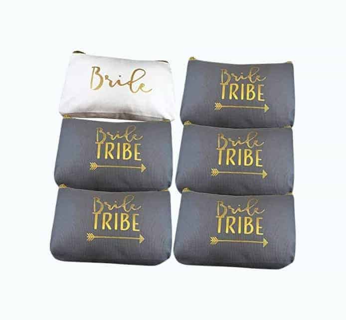 Bride Tribe Canvas Clutch