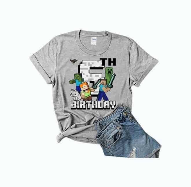 Personalized Minecraft T-Shirt