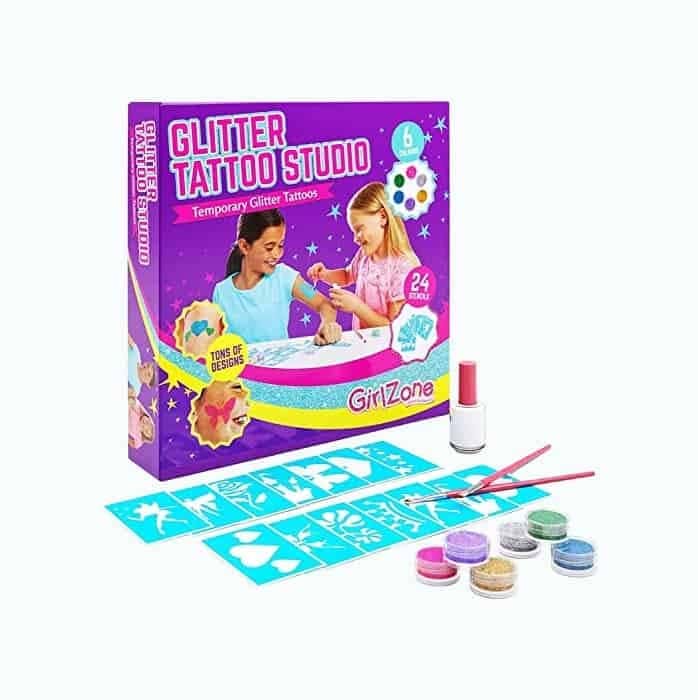 Temporary Glitter Tattoo Kit