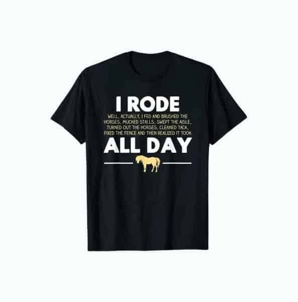 Horse Riding T-Shirt