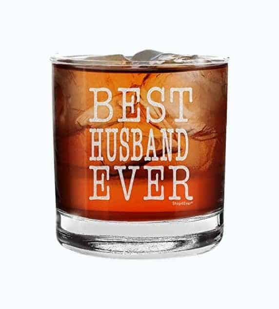 Best Husband Engraved Whiskey Glass