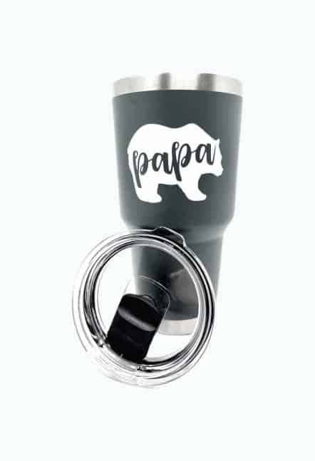 Papa Bear Coffee Mug Tumbler