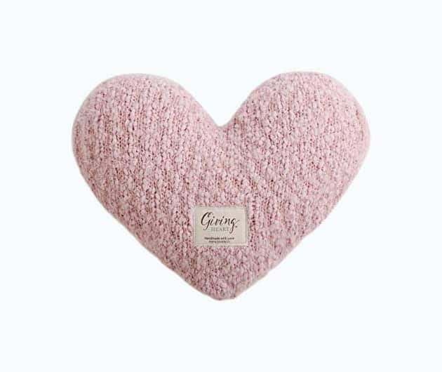 Knit Heart Pillow