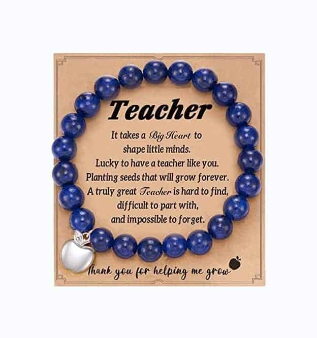 Teacher Apple Bracelet