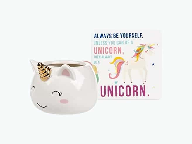 Cute Unicorn Mug & Coaster Set