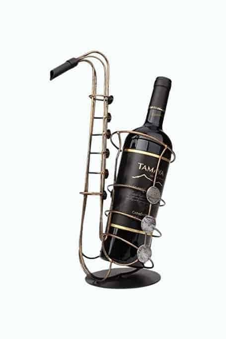 Saxophone Wine Rack