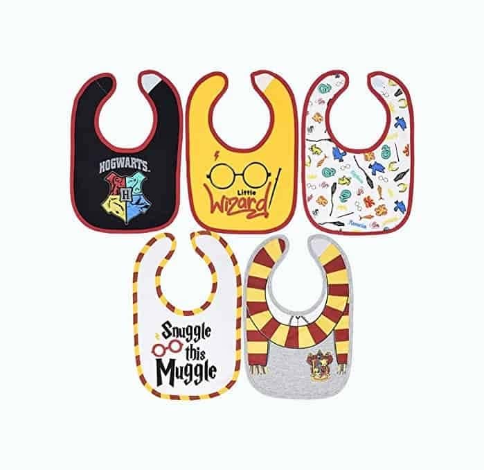 Harry Potter Baby 5 Pack Bibs