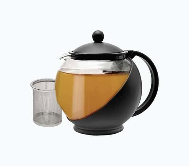 Half Moon Teapot with Removable Infuser