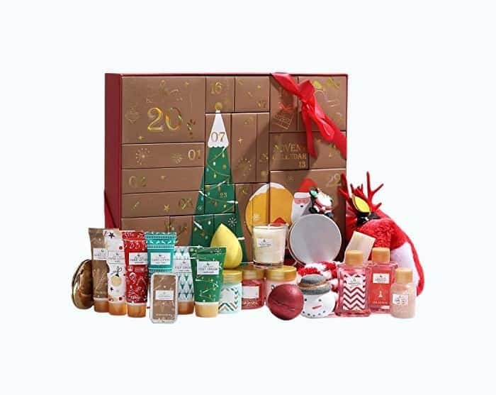 Advent Calendar Bath Set