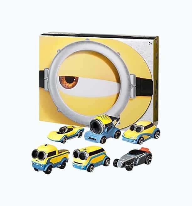 Hot Wheels Minions Bundle 6-Pack of Vehicles