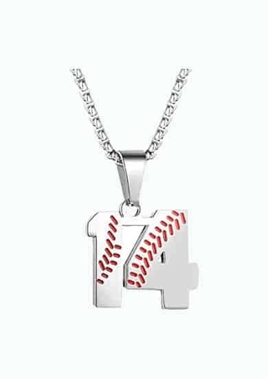 Baseball Birthday Pendant