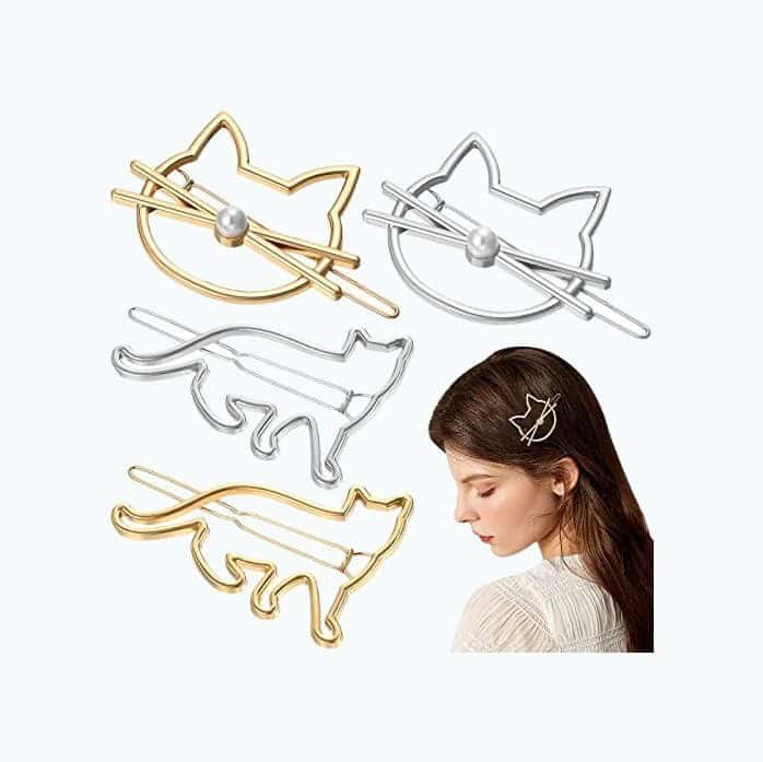 Cat Shaped Hair Clips