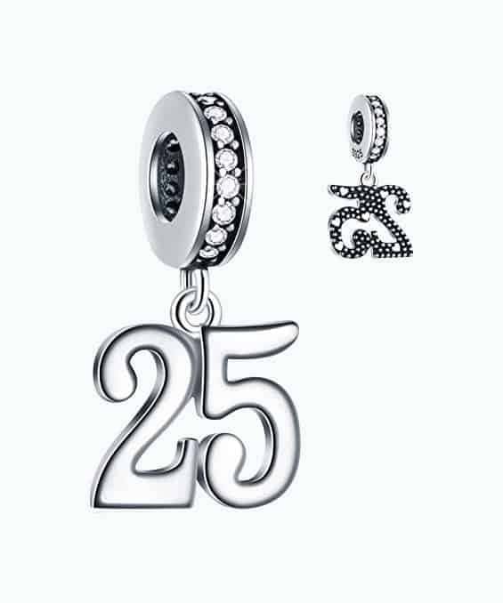 Sterling Silver Anniversary Charm