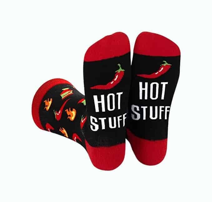 Hot Sauce Novelty Funny Socks