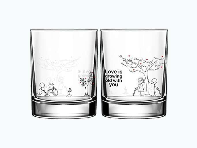 Couple Drinking Glasses