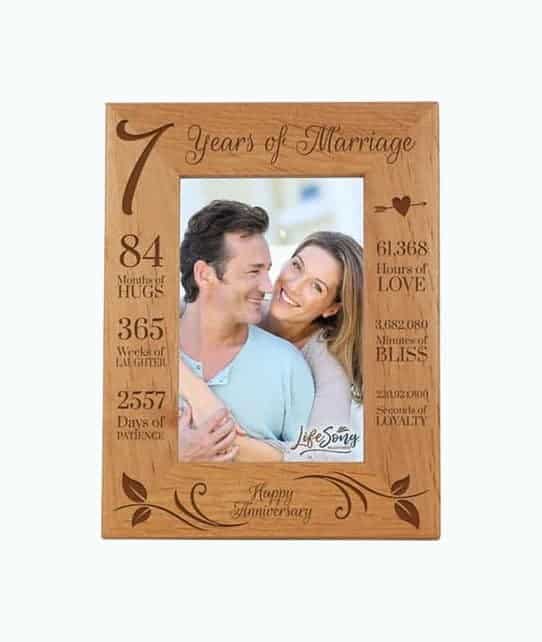 7th Anniversary Picture Frame