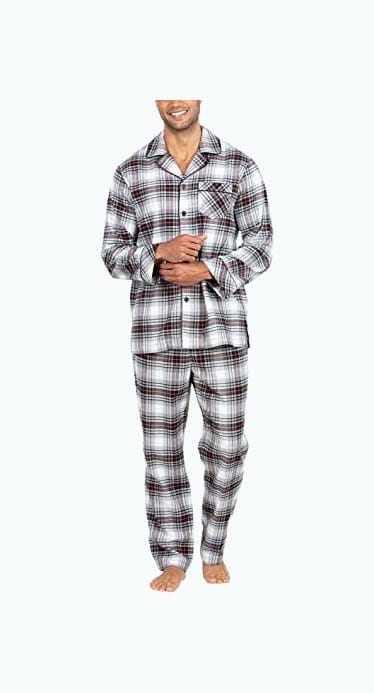 PajamaGram Mens Flannel Pajamas