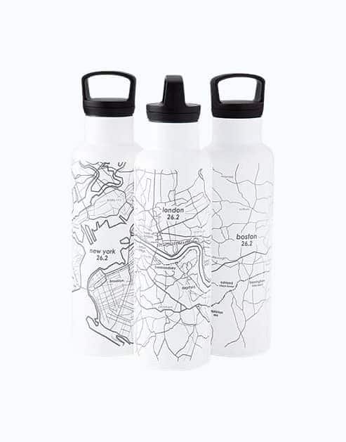 Marathon Map Hydration Bottles