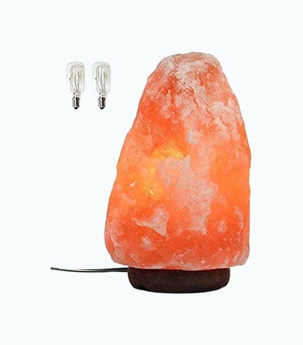 7 Inch Himalayan Salt Lamp with Dimmer Cord