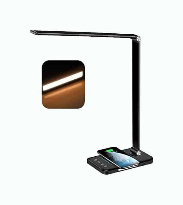 LED Desk Lamp with Wireless Charger