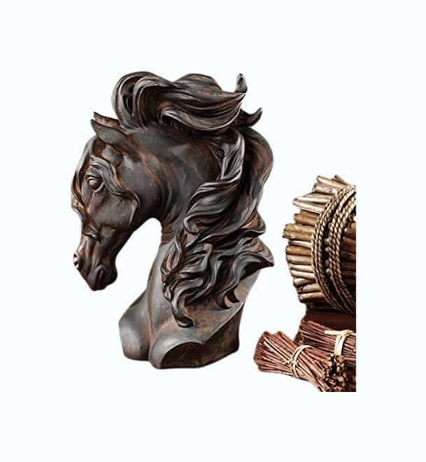 Tamed Beauty Horse Bust