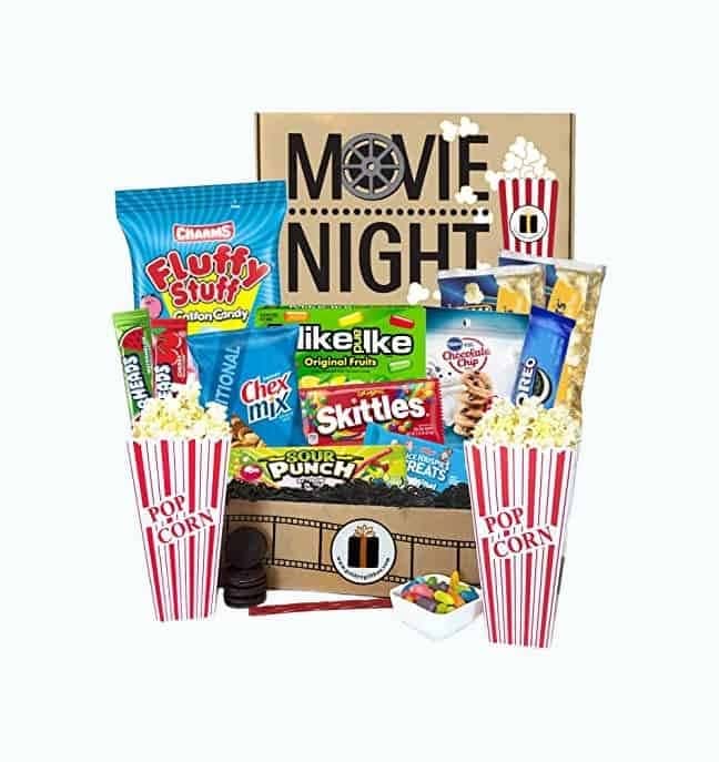 Easter Movie Night Gift Basket