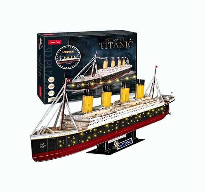 LED Titanic 3D Puzzle