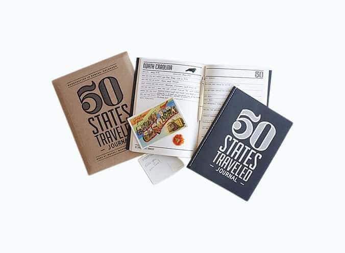 50 States Traveled Journal