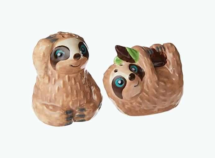 Slow Sloth Salt & Pepper Shakers