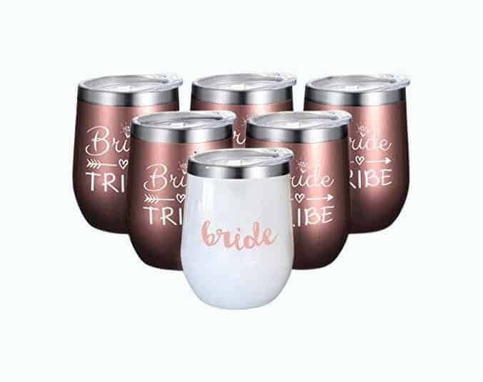 Bride Tribe Wine Tumblers