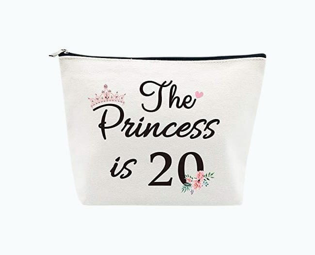 20th Birthday Makeup Bag