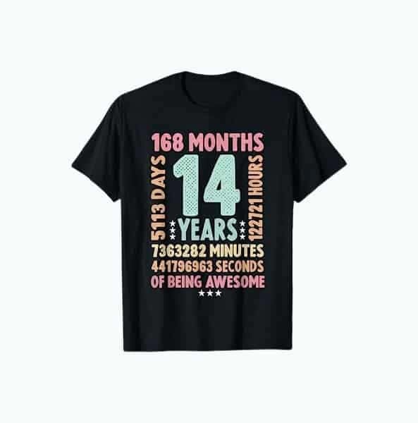 14th Birthday Retro T-Shirt