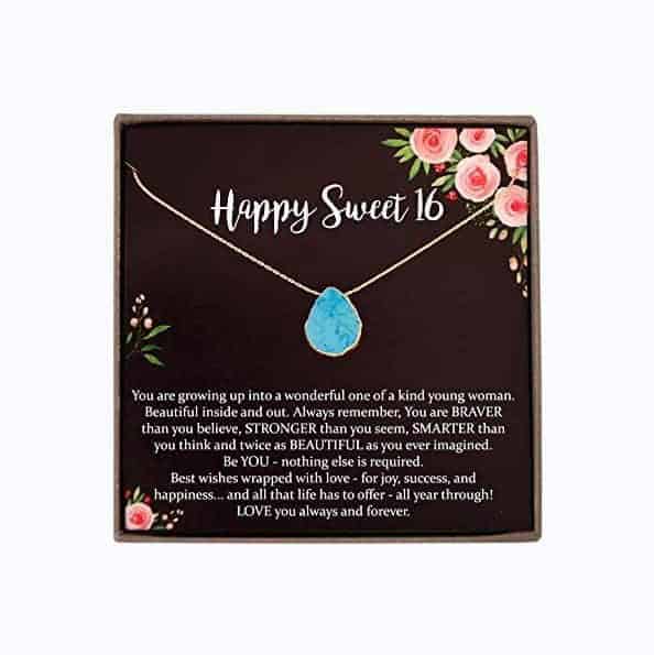 Personalized Sweet 16 Necklace