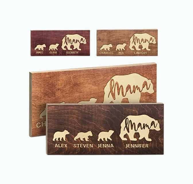 Personalized Mama Bear Sign