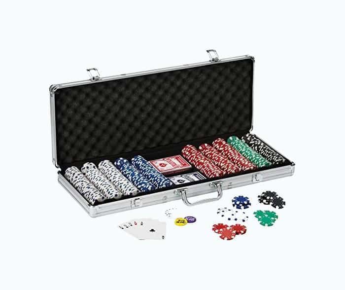 Poker Chip Set With Aluminum Case