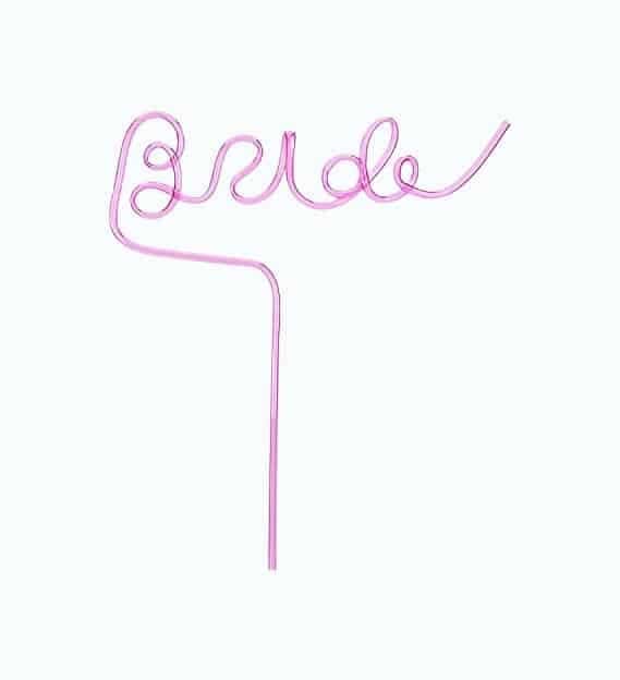 Large Bride Drinking Straw