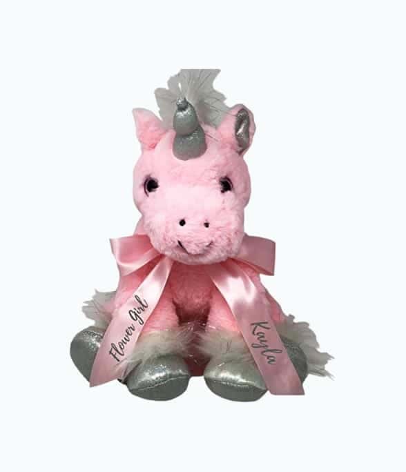 Personalized Stuffed Unicorn