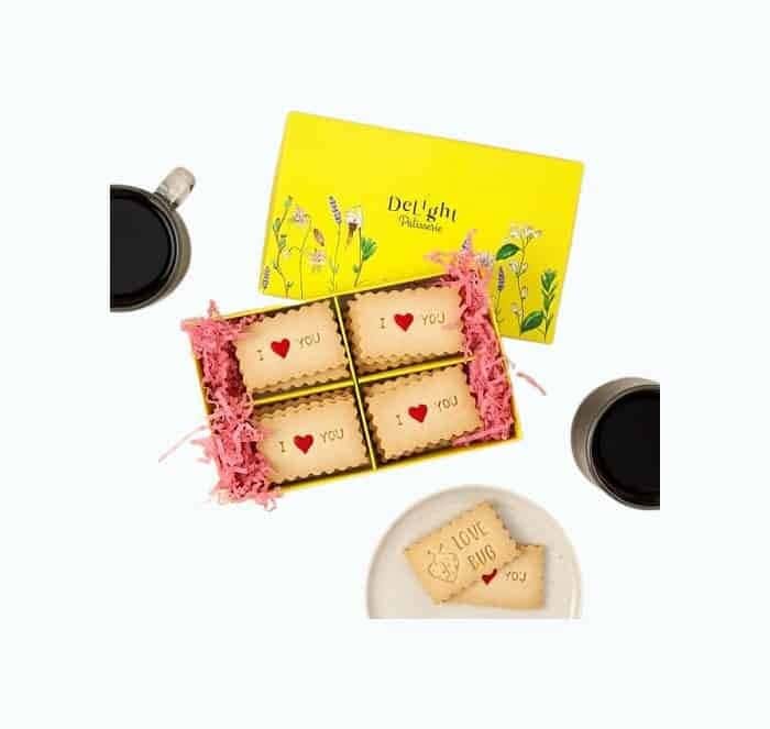 Love-Message Shortbread Cookies