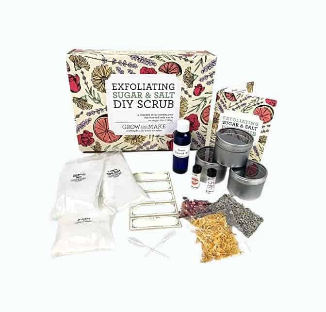 DIY Sugar & Salt Exfoliating Scrub Making Kit