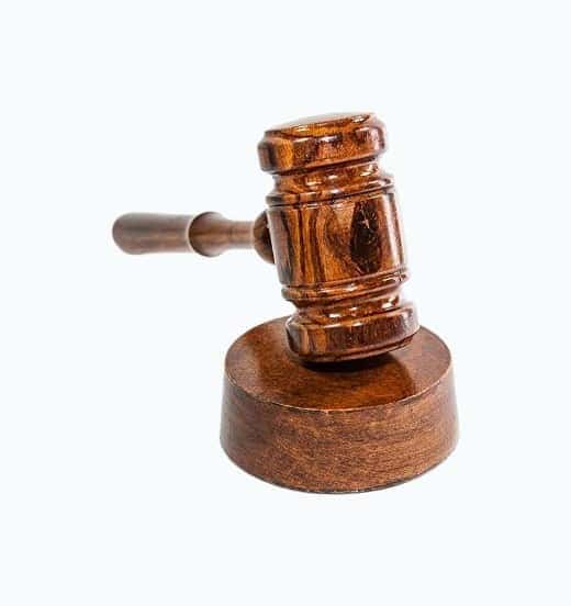 Gavel and Sound Round Block Set