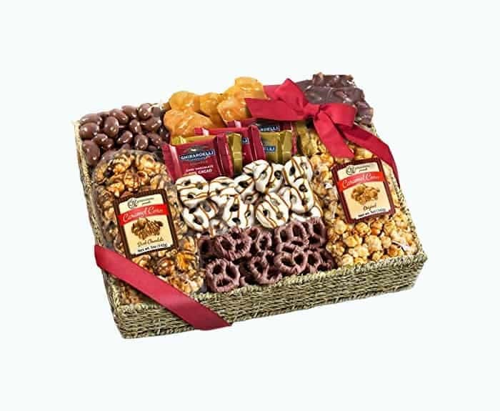 Chocolate Caramel Crunch Gift Basket