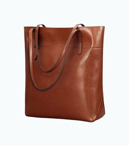 Leather Tote Shoulder Bag