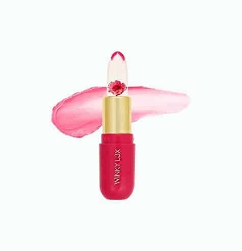 Color Changing Flower Jelly Lip Balm Cosmetics