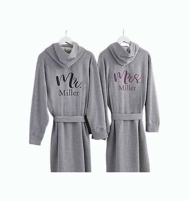 His N’ Hers Sweatshirt Robe Set