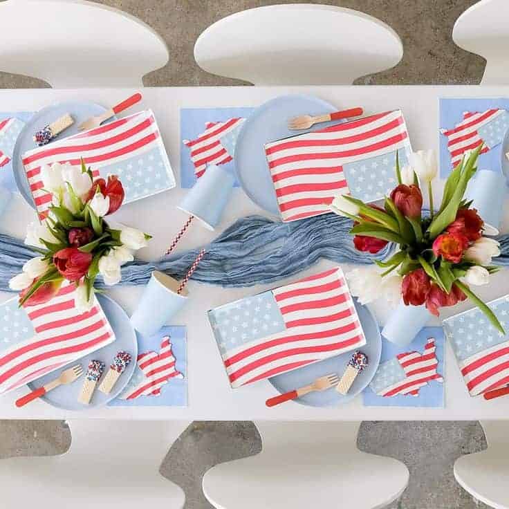 10 | AMERICAN FLAG PLATES