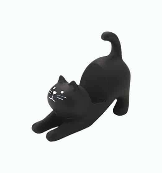 Black Cat Smartphone Stand