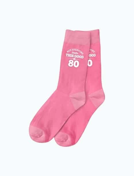 Novelty 80th Birthday Socks