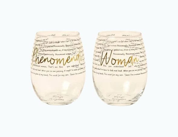 Phenomenal Woman Glasses - Set of 2