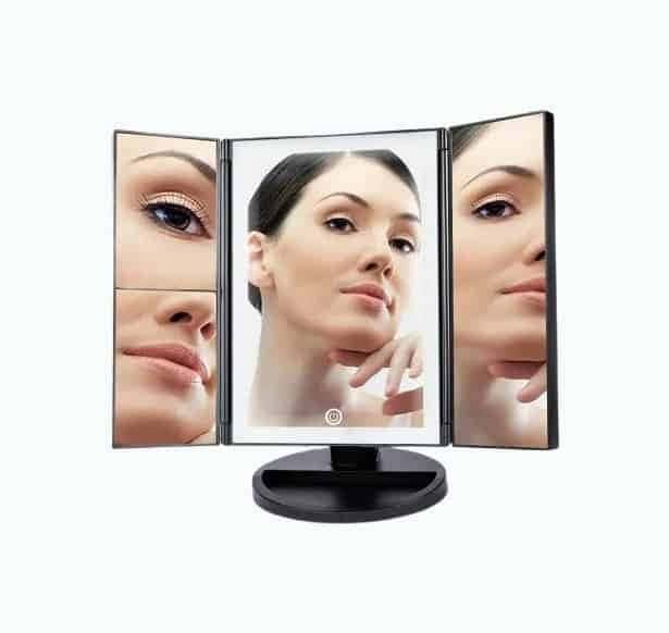 Tri-Fold Vanity Mirror